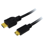 LogiLink CH0022 HDMI cable 1.5 m HDMI Type A (Standard) HDMI Type C (Mini) Black