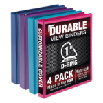 Samsill Durable ring binder A4 Blue, Dark Blue, Pink, Purple