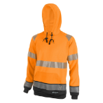 BEESWIFT High Visibility  Two Tone Hoody Orange / Black M