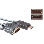 ACT Conversion cable DisplayPort male – DVI maleConversion cable DisplayPort male – DVI male