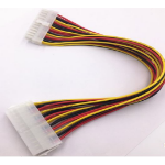 8WARE 24 Pin ATX Power Supply Extension Cable Sleeved 30cm Male to Female (20+4 Pin) Power Supply to Motherboard