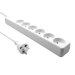 ProXtend Dnish Power Srip 6-wy 1M