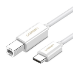 Ugreen 40560 USB cable USB 2.0 1 m USB C USB B White