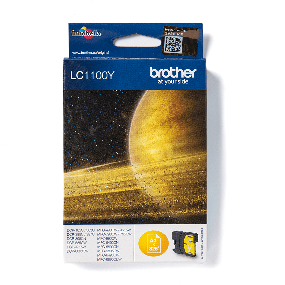 Image of Brother LC-1100Y Ink cartridge yellow, 325 pages ISO/IEC 24711...