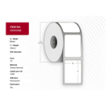 Capture 65001066 printer label Blue