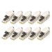 Digitus CAT 6A Field Termination Plug, STP with dust cap, bend relief - 10 pcs.
