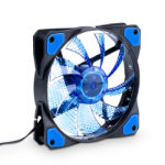 Akyga AW-12C-BL computer cooling system Computer case Fan 12 cm Black 1 pc(s)