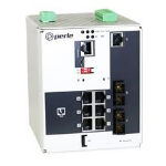 Perle IDS-509F2PP6-C2SD20 Managed Gigabit Ethernet (10/100/1000) Power over Ethernet (PoE) White