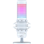 HyperX QuadCast S - USB Microphone (White-Grey) - RGB Lighting