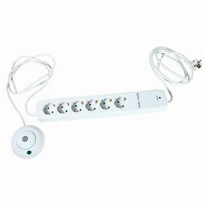 Image of REV 00251201 power extension 1.5 m 6 AC outlet(s) Indoor White