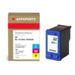 AgfaPhoto APHP22C inktcartridge 1 stuk(s) Compatibel Normaal rendement Cyaan, Magenta, Geel