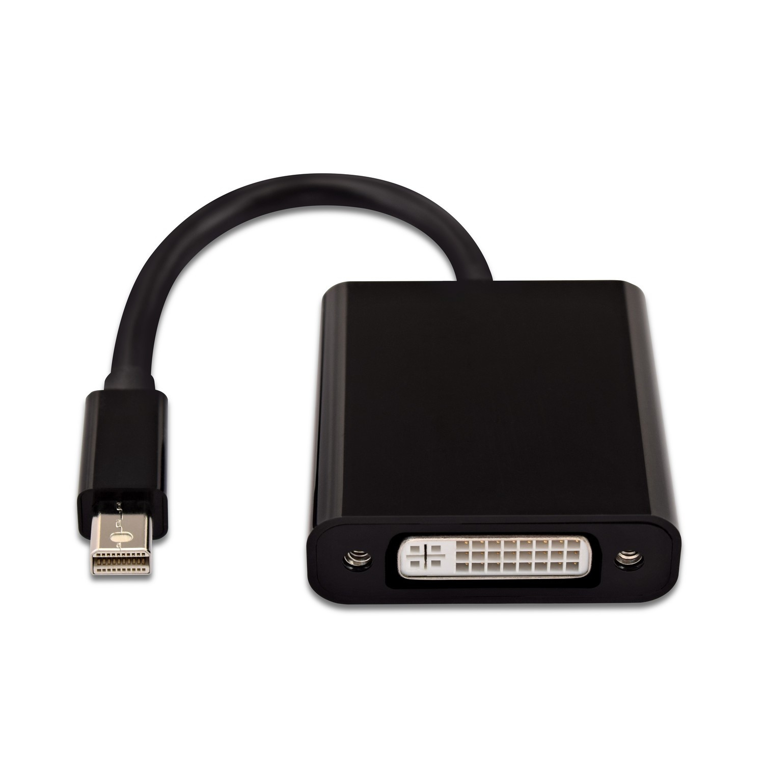 Image of V7 Black Video Adapter Mini DisplayPort Male to DVI-D Male