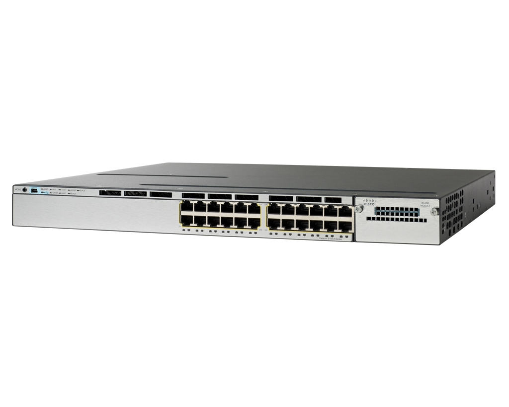 Cisco Catalyst 3750X Managed L3 Gigabit Ethernet (10/100/1000) 1U Blue, Silver