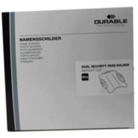 Image of Durable DUAL SEC CARD HOLDER PK50