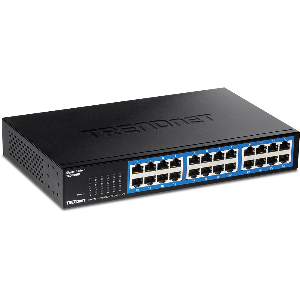 Image of Trendnet TEG-S25D network switch Gigabit Ethernet (10/100/1000)