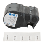 Brady M-122-461 printer label Black, Transparent, White Self-adhesive printer label