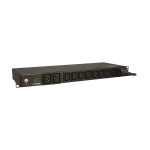 Tripp Lite PDUMH20HV 3.7kW Single-Phase Local Metered PDU, 208/230V (8 C13 & 2 C19), C20 / L6-20P Adapter, 12 ft. (3.66 m) Cord, 1U Rack-Mount, TAA