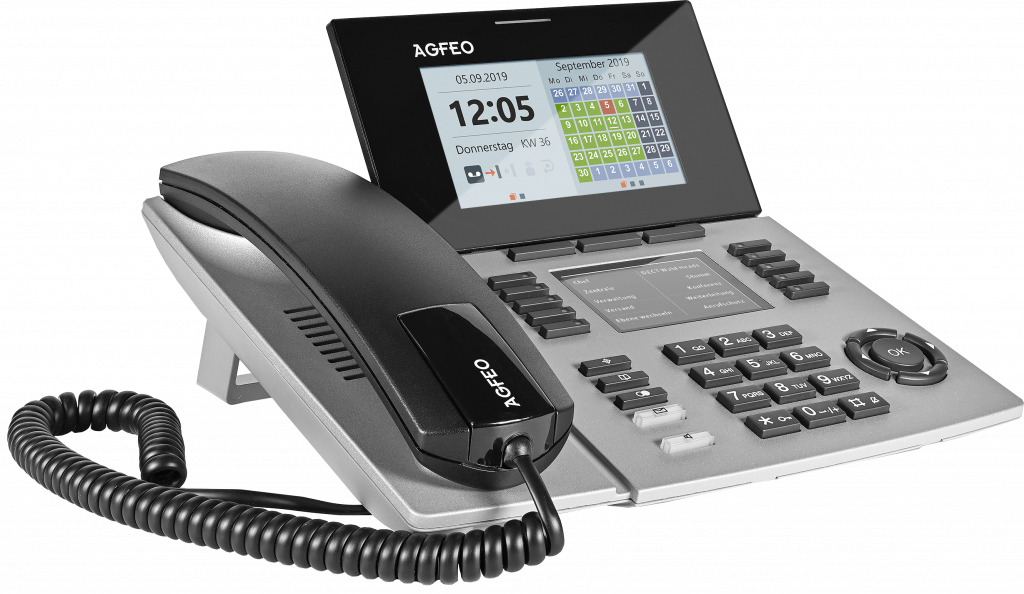 Image of AGFEO ST 56 IP phone Silver LCD