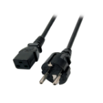 EFB Elektronik EK511.1,8 power cable Black 1.8 m Power plug type E+F C19 coupler