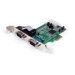 StarTech.com Tarjeta Adaptadora PCI Express PCIe de 2 Puertos Serie RS232 DB9 UART 16550 Serial
