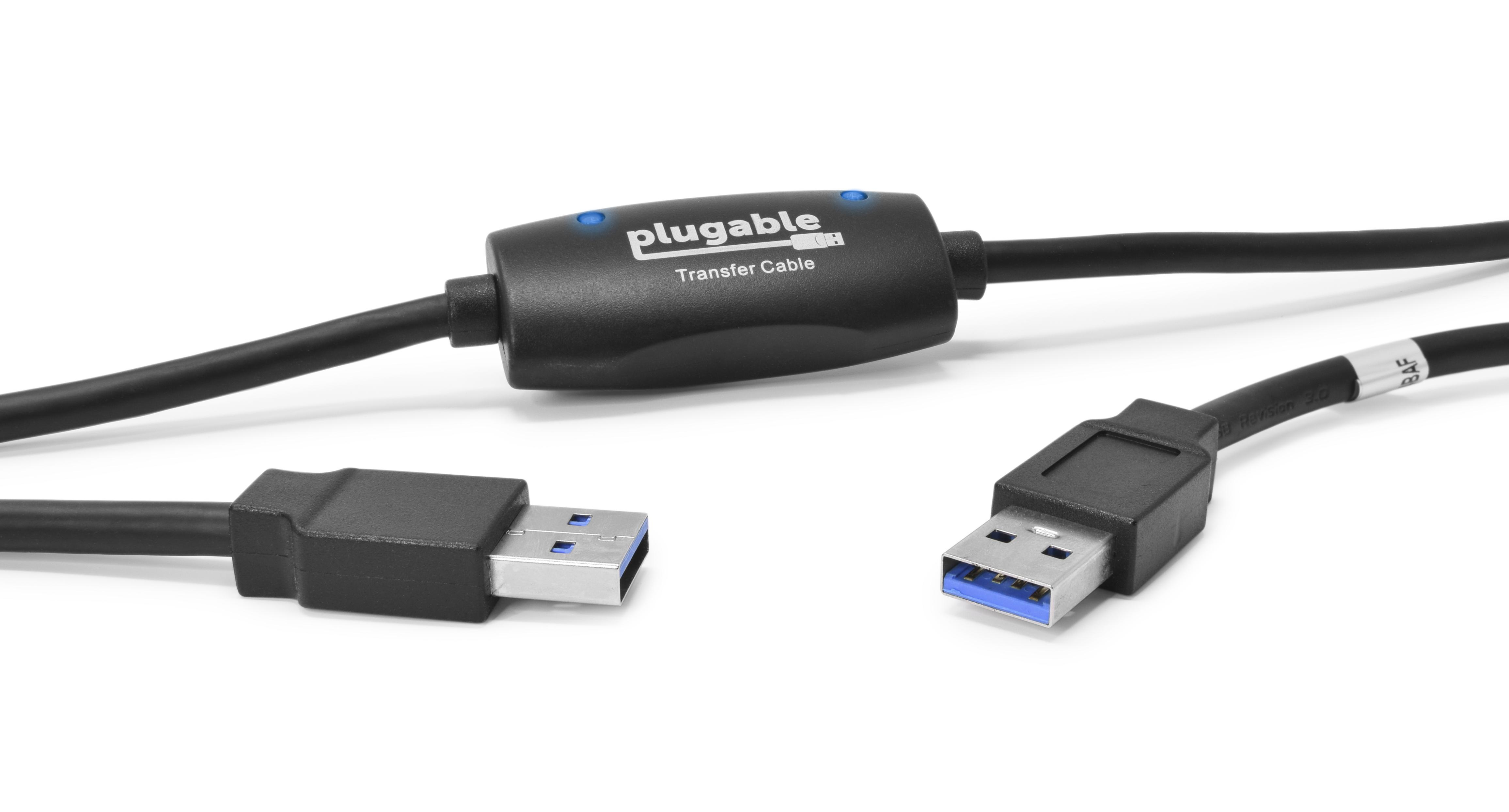 Image of Plugable Technologies USB 3.0 Transfer Cable, Transfer Data...