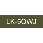 Epson LK-5QWJ Khaki, Wit