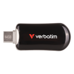 Verbatim Plectra USB-C Flash Drive Black 64GB