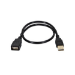 Monoprice USB 2.0 1.5ft USB cable 17.7" (0.45 m) USB A 0.48 Gbit/s Black