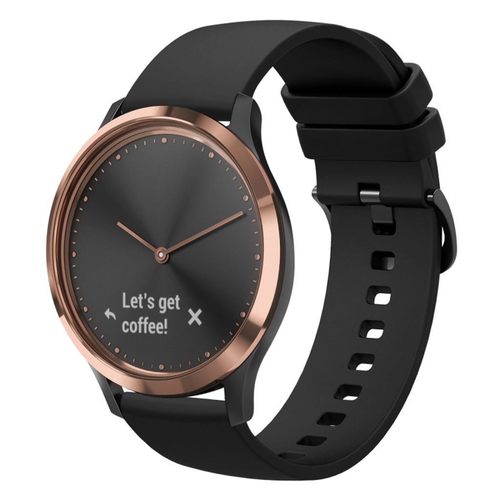 EU Product - Vivomove HR Silicone Watch Band - Black thumbnail