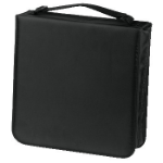 Hama CD Wallet Nylon 208, black 208 discs