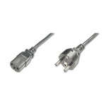 Digitus AK-440101-018-S electriciteitssnoer Zwart 1,8 m CEE7/7 IEC C13