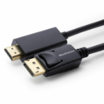 Microconnect MC-DP-HDMI-300 video cable adapter 3 m DisplayPort Black