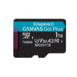 Kingston Technology Canvas Go! Plus 1TB microSDXC Canvas Go Plus 170R A2 U3 V30 enkel pakket zonder ADP