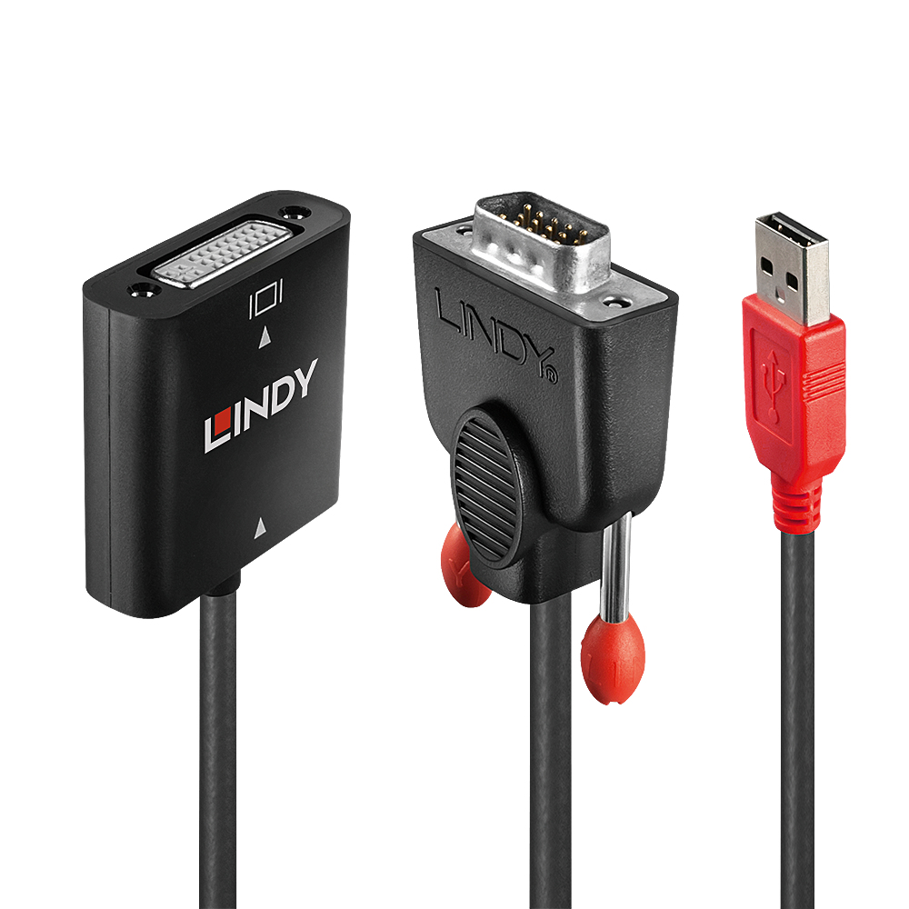 Image of Lindy VGA to DVI-D Converter
