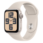 Apple Watch SE OLED 40 mm Digital 324 x 394 pixels Touchscreen Beige Wi-Fi GPS (satellite)