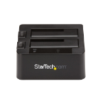 StarTech.com USB 3.1-dockningsstation (10 Gbps) med två fack för 2,5"/3,5" SATA SSD-/HDD-enheter