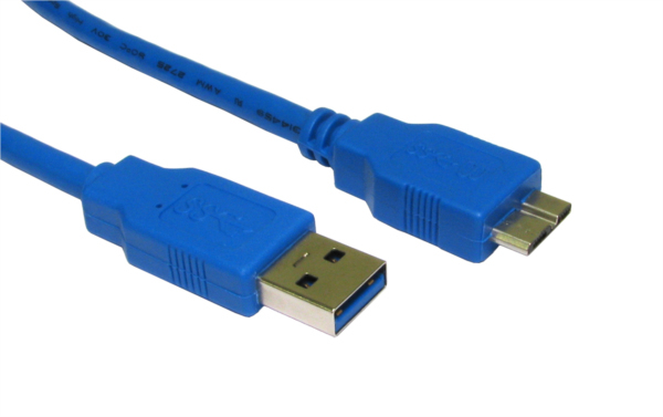 Cables Direct USB3-MICROB-BL USB cable 2 m USB 3.2 Gen 1 (3.1 Gen 1) USB A Micro-USB B Blue