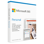 Microsoft M365 PERSONAL, RETAIL BOX - 1 YEAR SUBSCRIPTION (FY25H2)