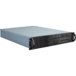 Inter-Tech 2U-2129N Rack Black, Silver