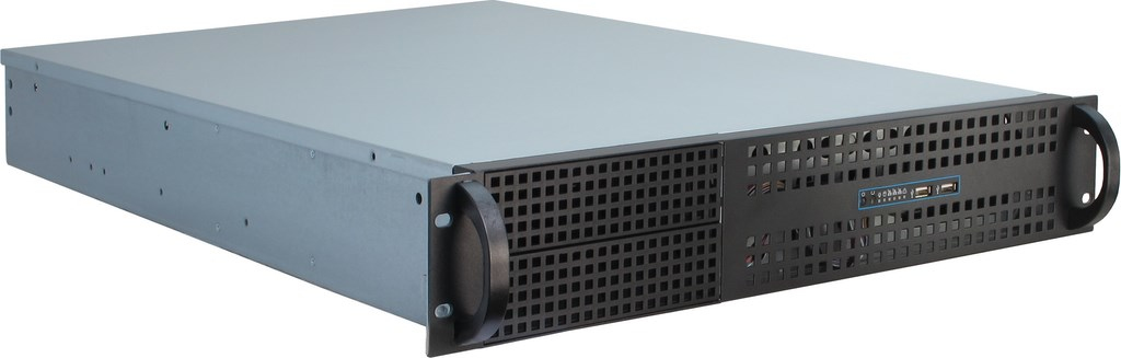 Image of Inter-Tech 2U-2129N Rack Black, Silver