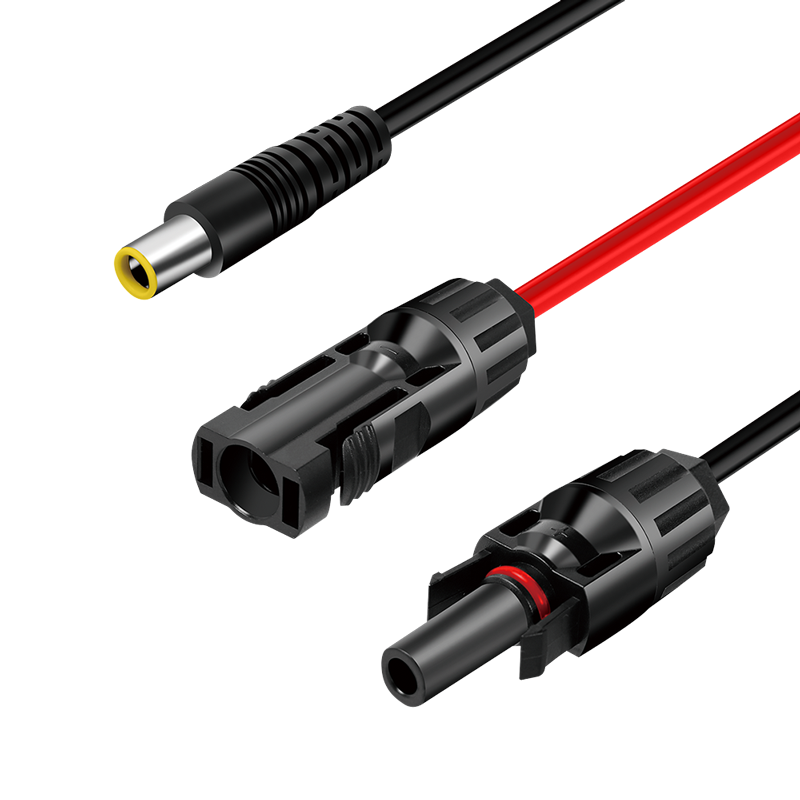 LogiLink Solar adapter cable. DC7909/M to 2x MC4/MF. CU. black/red. 0.