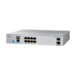 Cisco Catalyst 2960L-8TS-LL Network Switch, 8 Gigabit Ethernet Ports, two 1 G SFP Uplink Ports, Fanless Operation, Enhanced Limited Lifetime Warranty (WS-C2960L-8TS-LL)