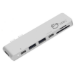 Siig JU-TB0412-S1 laptop dock/port replicator USB 3.2 Gen 1 (3.1 Gen 1) Type-C Silver