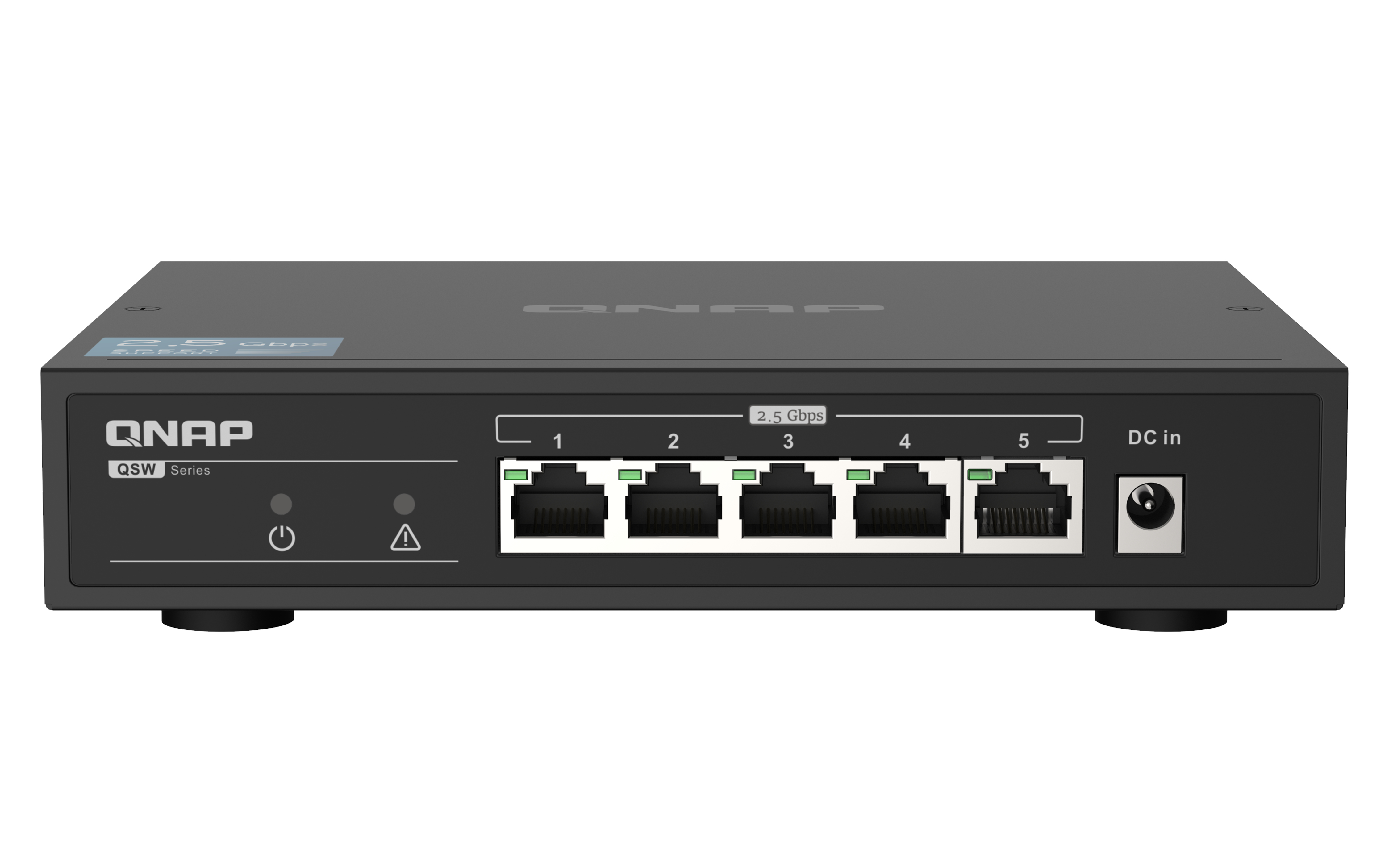 Image of QNAP QSW-1105-5T network switch Unmanaged Gigabit Ethernet...