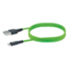 Schwaiger LPRO420 501 mobile phone cable Green 1.2 m USB A Lightning