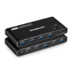 Simplecom KM420 laptop dock/port replicator USB 2.0 Type-C Black