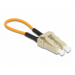 DeLOCK Optical Fiber loopback Adapter LC / OM1 Multi-mode beige