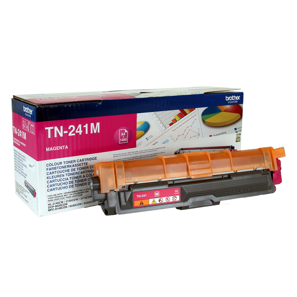 Image of Brother TN-241M Toner-kit magenta, 1.4K pages ISO/IEC 19798 for...