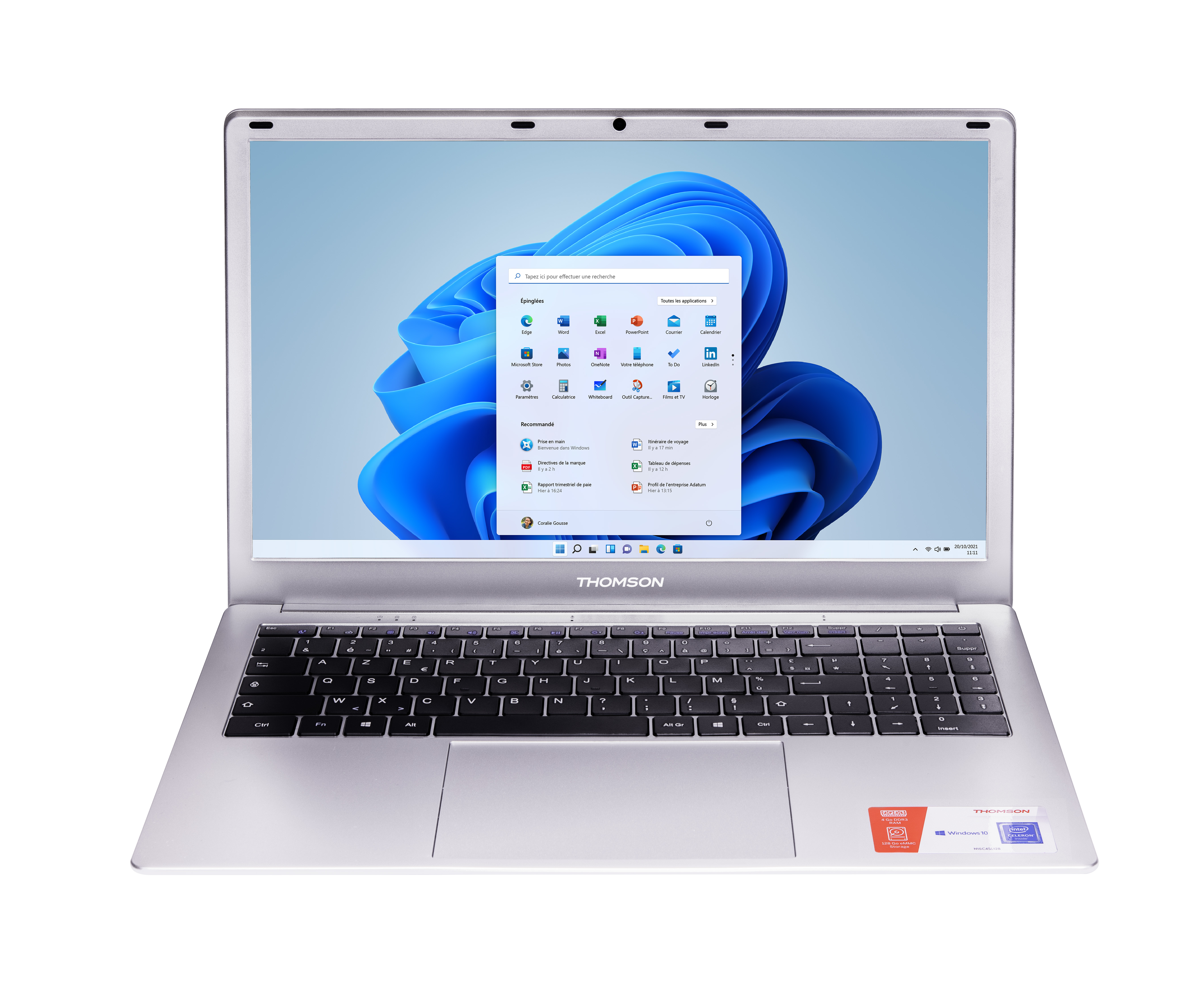 Image of Thomson NEO 15 Laptop 39.6 cm (15.6") Full HD Intel® Celeron®...