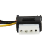 StarTech.com LP4 to SATA Power Cable Adapter with Floppy Power